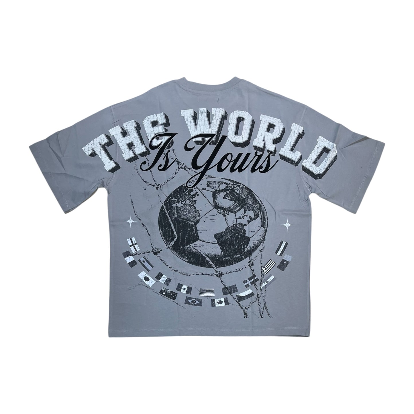 WH-RK1482111 - World Cup Dreams Never Die Faded Boxy Graphic T-Shirt