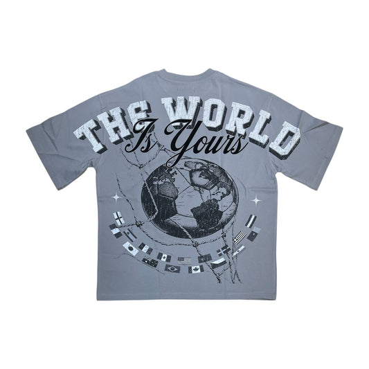 WH-RK1482111 - World Cup Dreams Never Die Faded Boxy Graphic T-Shirt