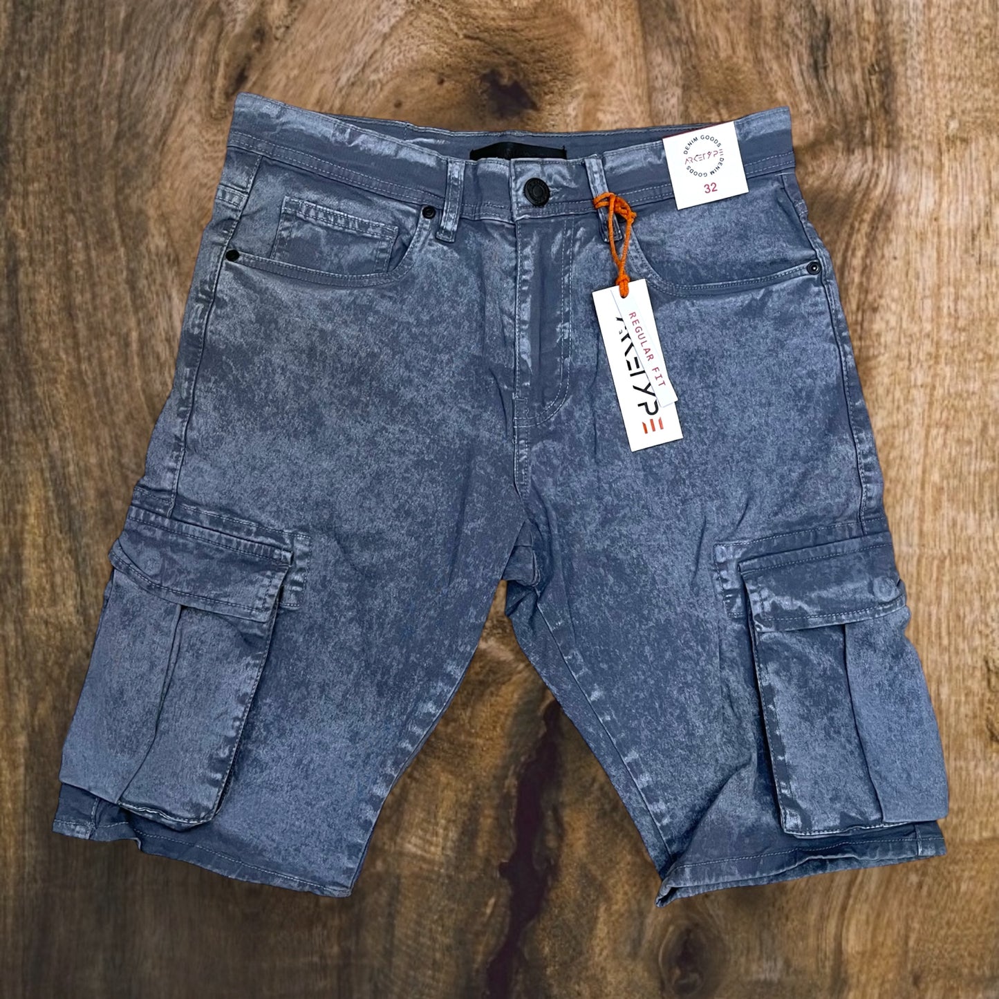 S519 - Twill Cargo Stretch Shorts