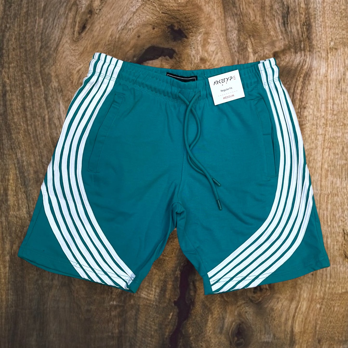 S533 - Stripe French Terry Shorts