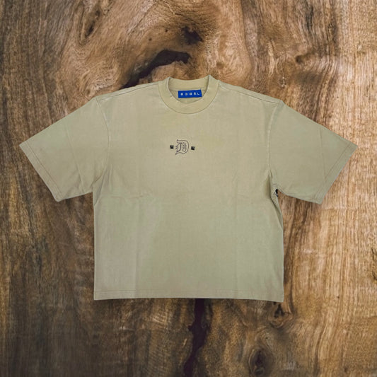 752-134 - Illusions with Rhinestones Oversize Cropped Top T-Shirt