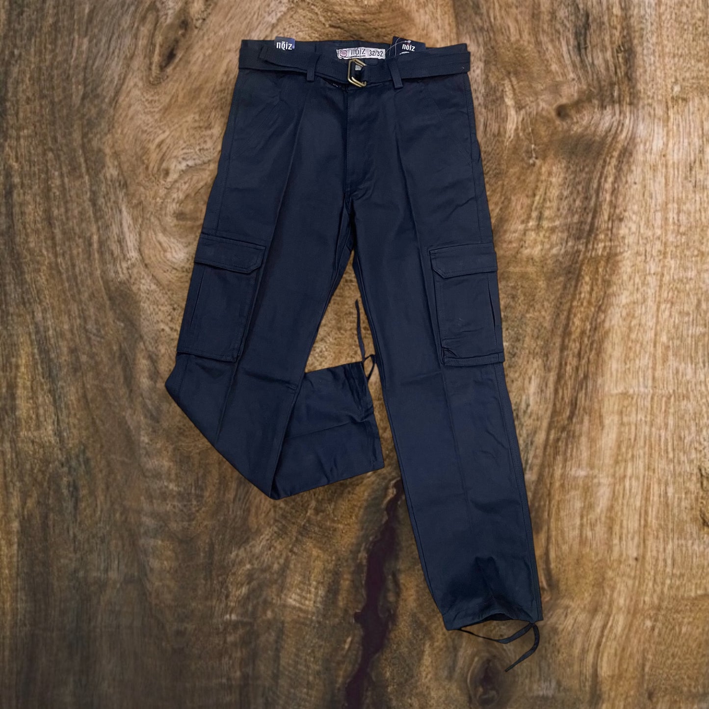 KP610 - Basic Twill Cargo Pocket Straight-Fit Pants