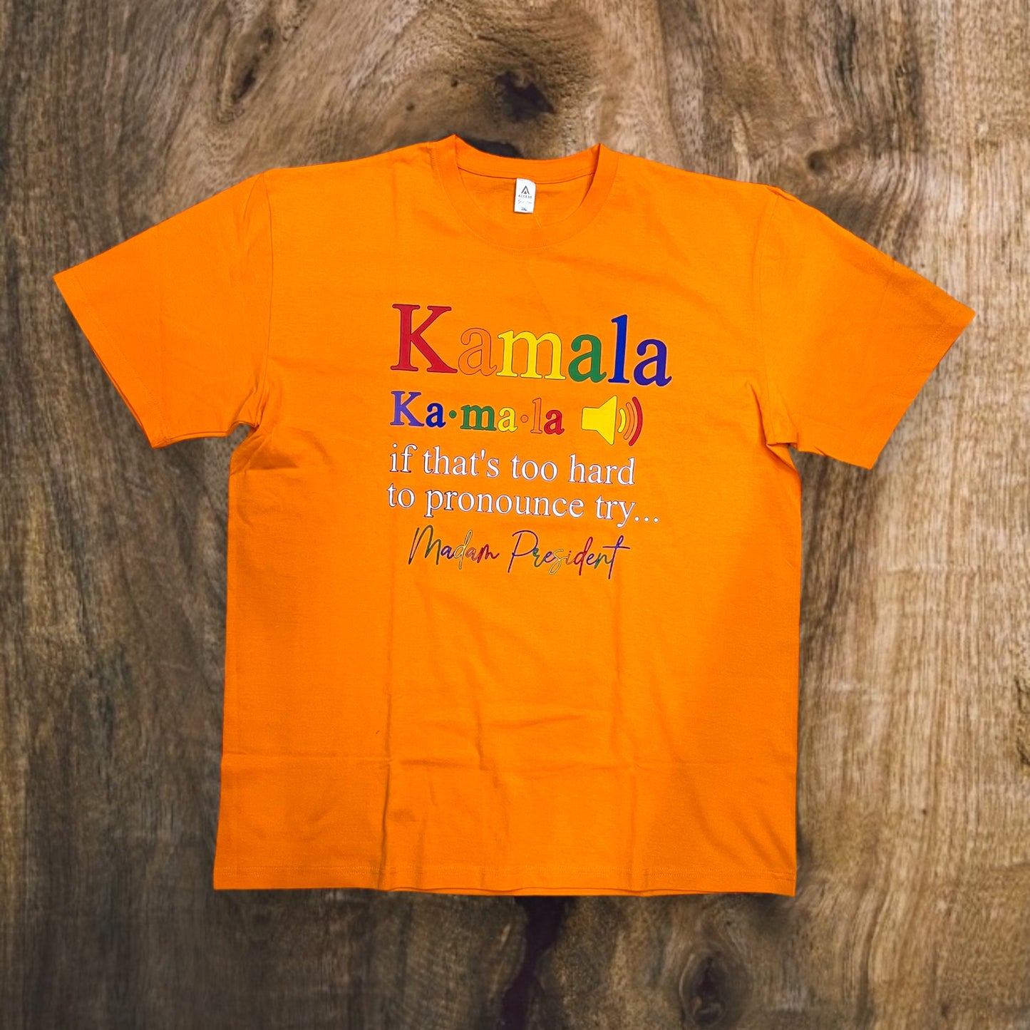 JC090524 - Kamala Harris 2024 If That’s Too Hard To Pronounce Try Madam Regular-Fit Graphic T-Shirt