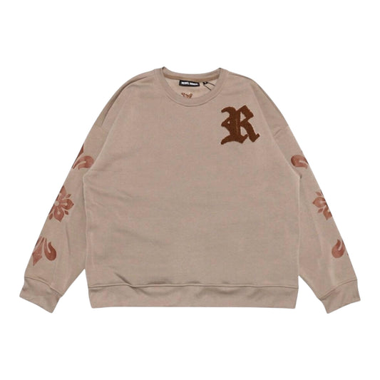 152-320 - Rebel Palms Fleece Graphic Crewneck