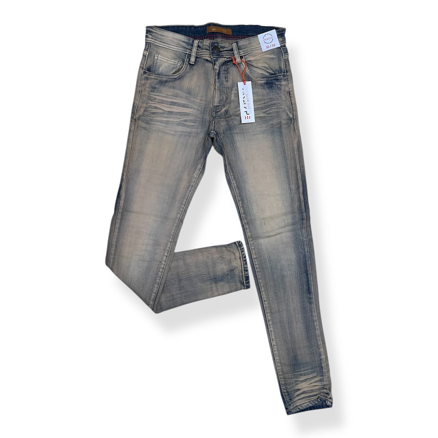 PC05 - Core Washed Clean Look Slim-Fit Stretch Jeans