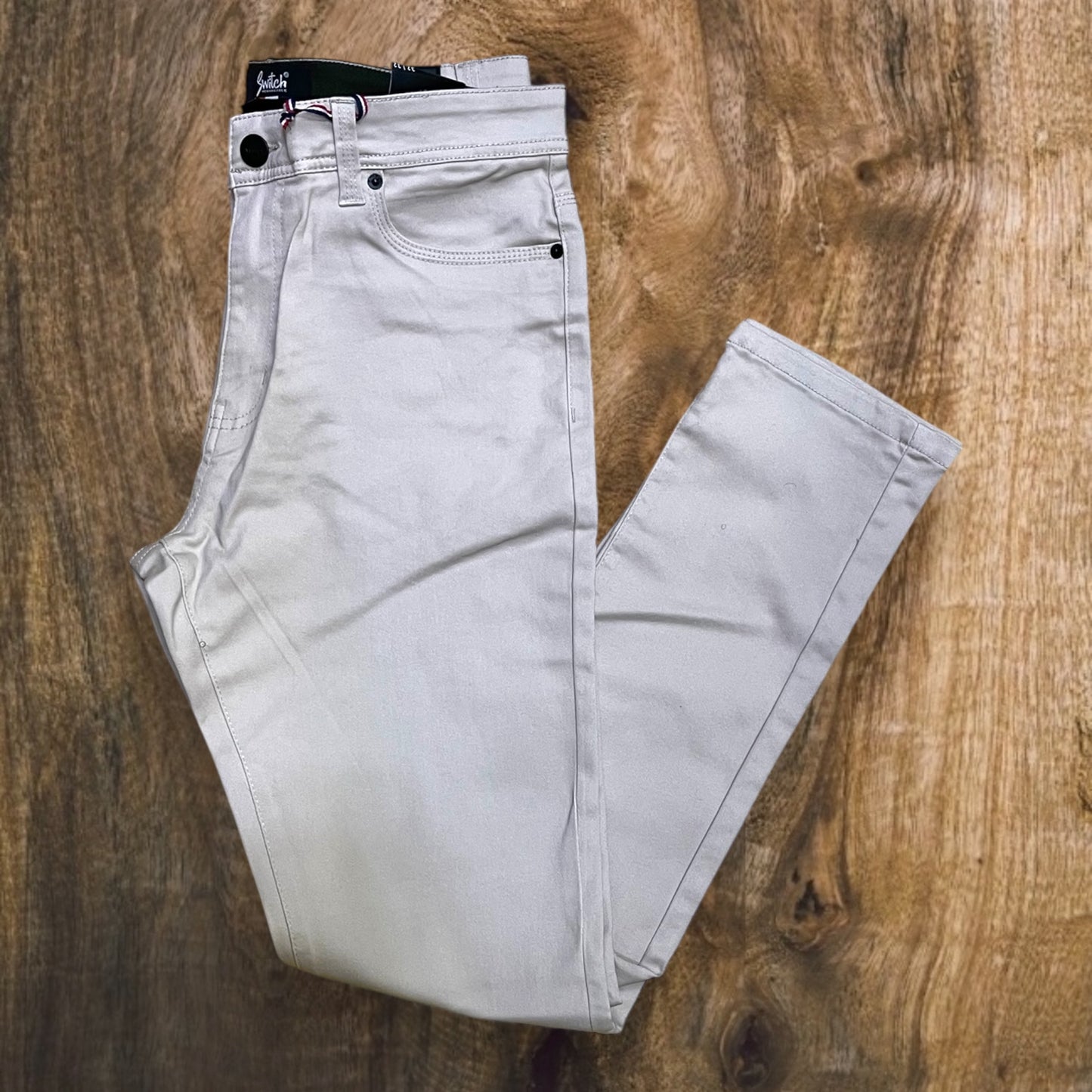 SS3560 - Span Twill Casual Slim-Fit Stretch Pants