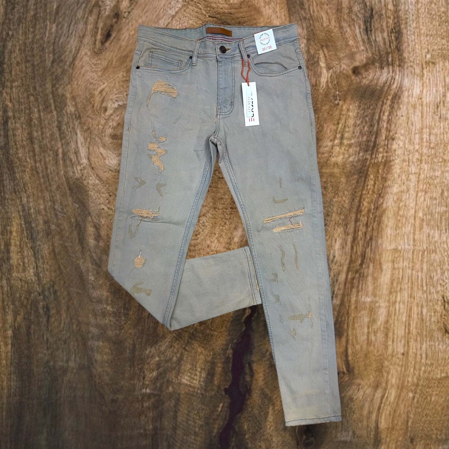 P501 - Houston Ripped Slim-Fit Stretch Jeans