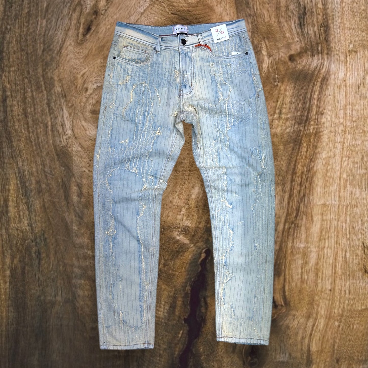P439 - Hunter Ripped Slim-Fit Stretch Jeans