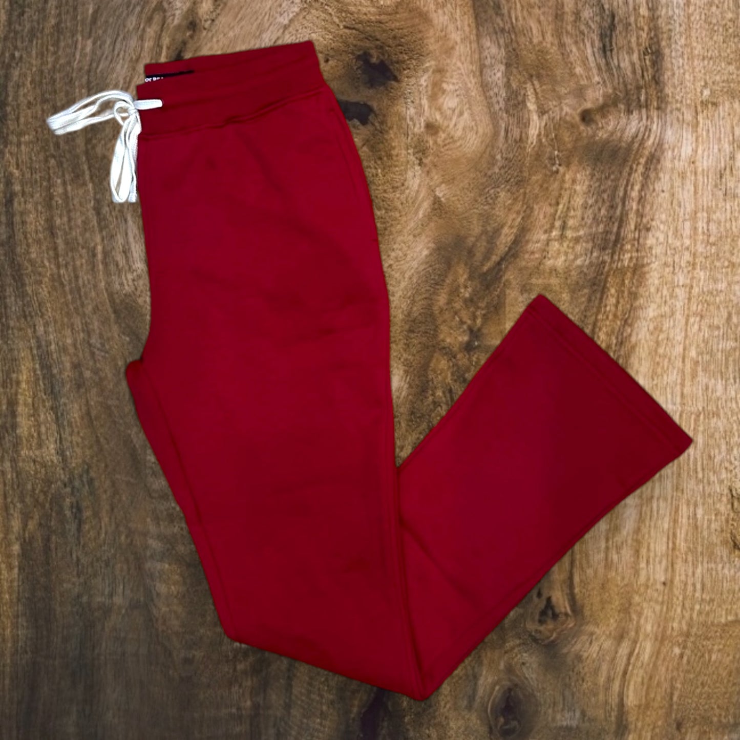 100-475 - Stacked Fleece Pants (Red)