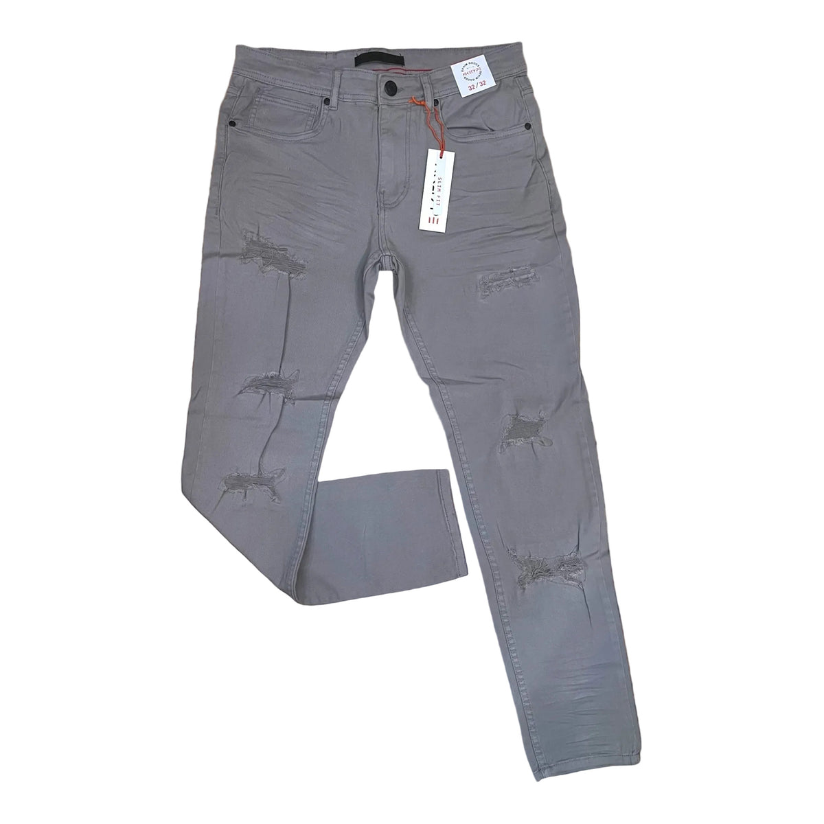 P503 - Twill Ripped Slim-Fit Stretch Jeans