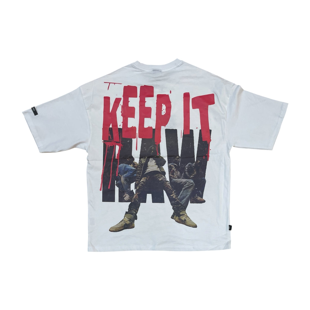 WH-SW6111 - Keep Your Soul with Pearls Boxy Graphic T-Shirt