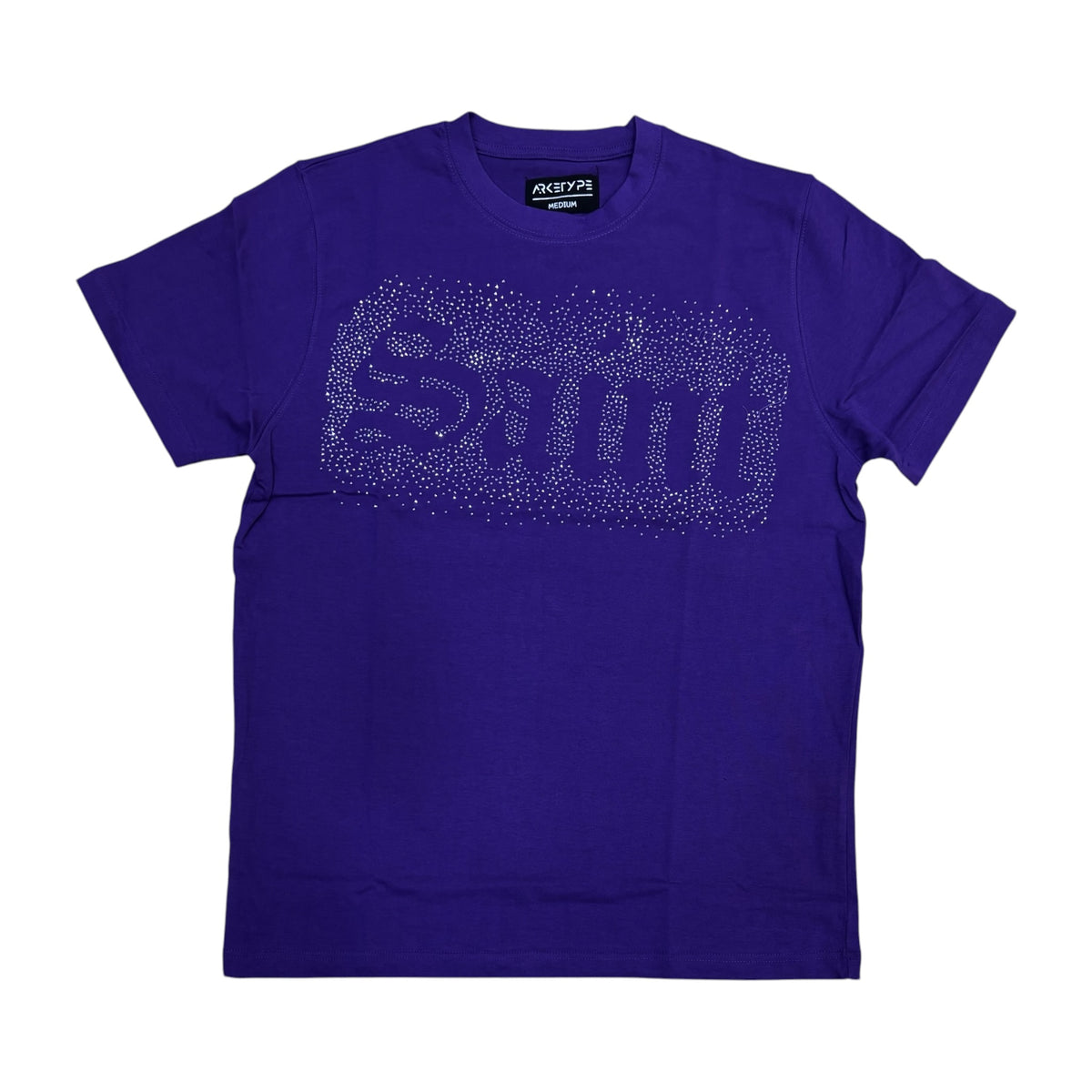 T605 - Saint Rhinestone Regular-Fit T-Shirt