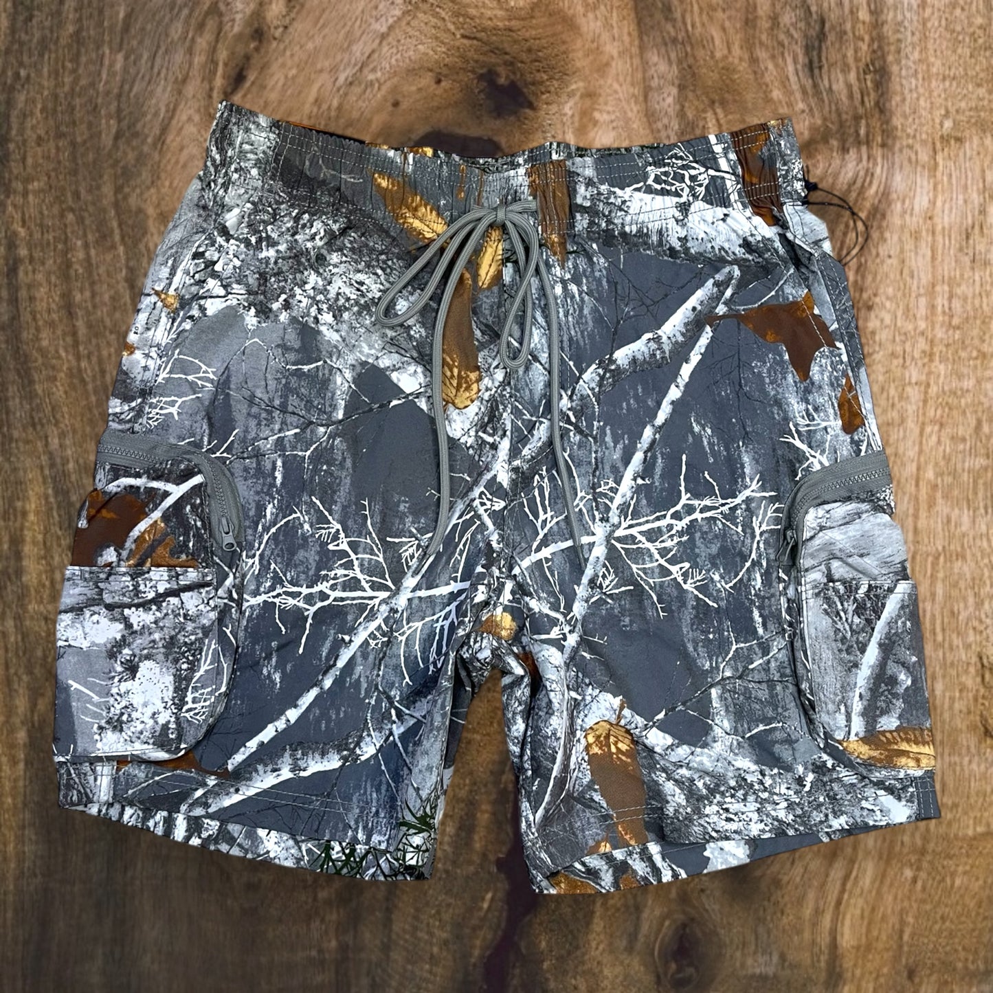 92304 - Men's Nylon Tree Camo Cargo Shorts