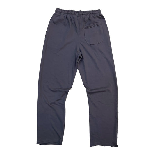 P563 - Side Rhinestone French Terry Straight-Fit Fleece Pants