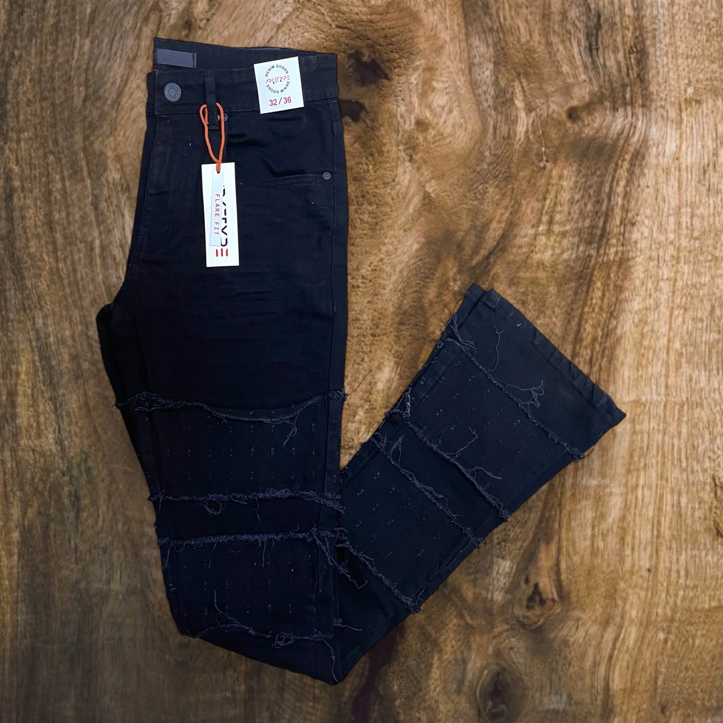 P521 - Tyson Stacked Flared Jeans