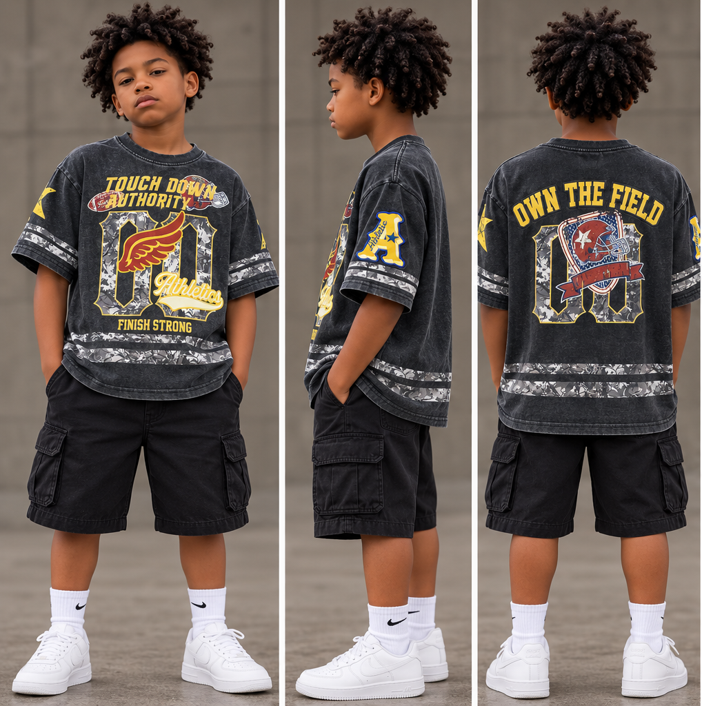 WH-KR613K - Boy's/Kid's Boy's Own The Field Graphic T-shirts.