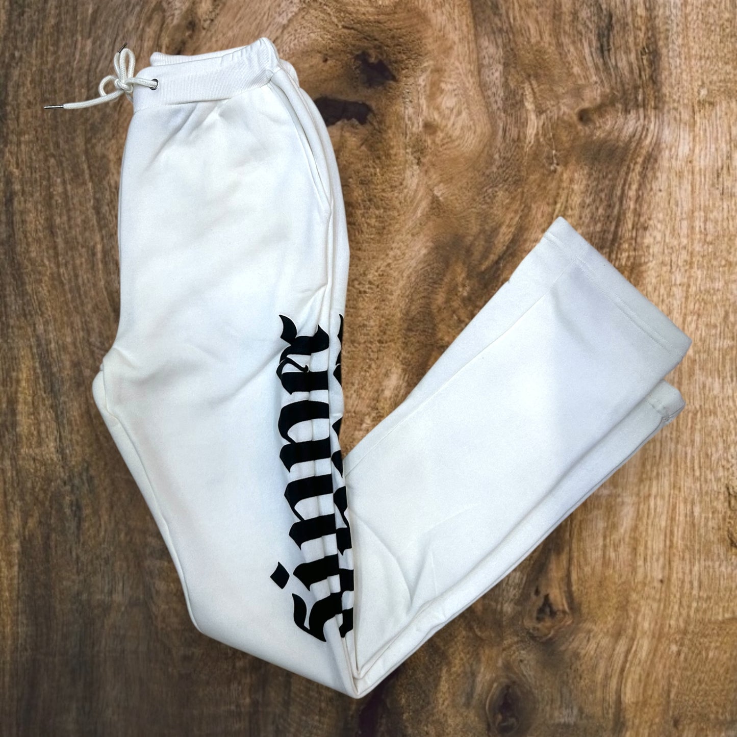 SB3401 - Saint Sinner Puff Print Fleece Stacked Pants