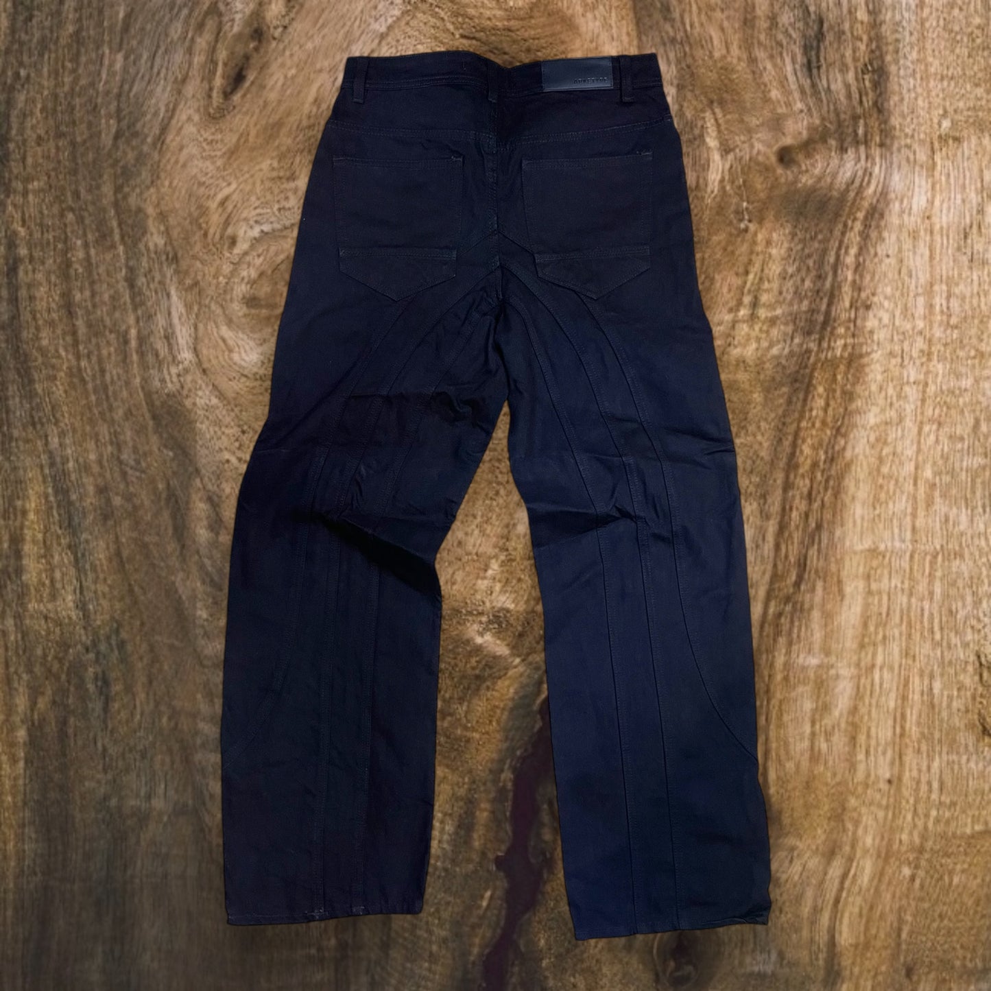 P437 - Multi Panel Baggy-Fit Jeans