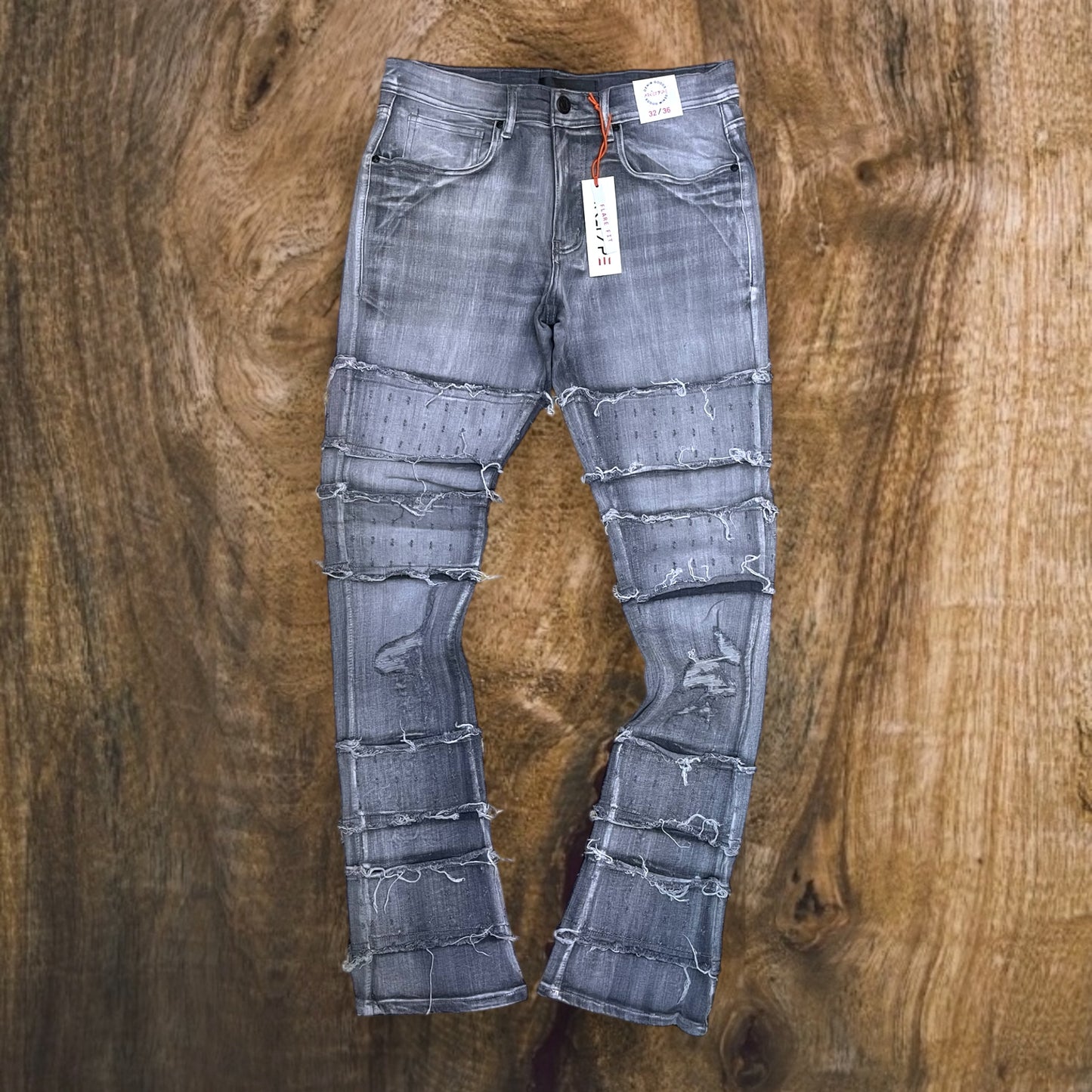 P521 - Tyson Stacked Flared Jeans