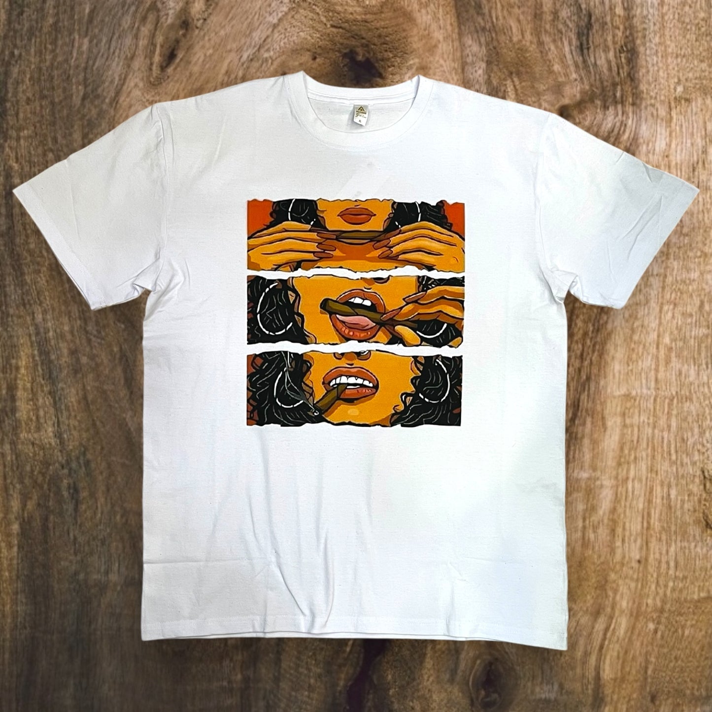 JC030525 - Rolling A Cigarette Regular-Fit Graphic T-Shirt