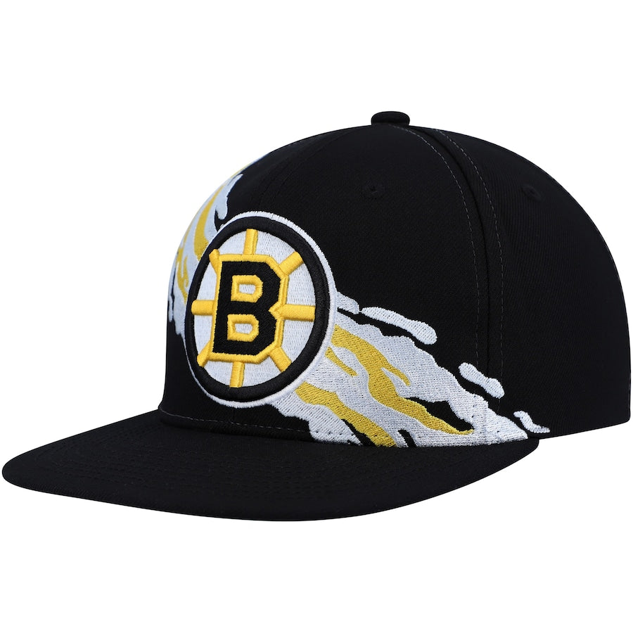 SH22087 - Bruins Vintage paintbrush SnapBack