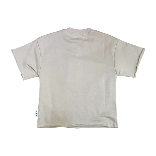 T1448B - Boy's/Kid's Vision No Evil Rhinestones Cropped Top T-Shirt