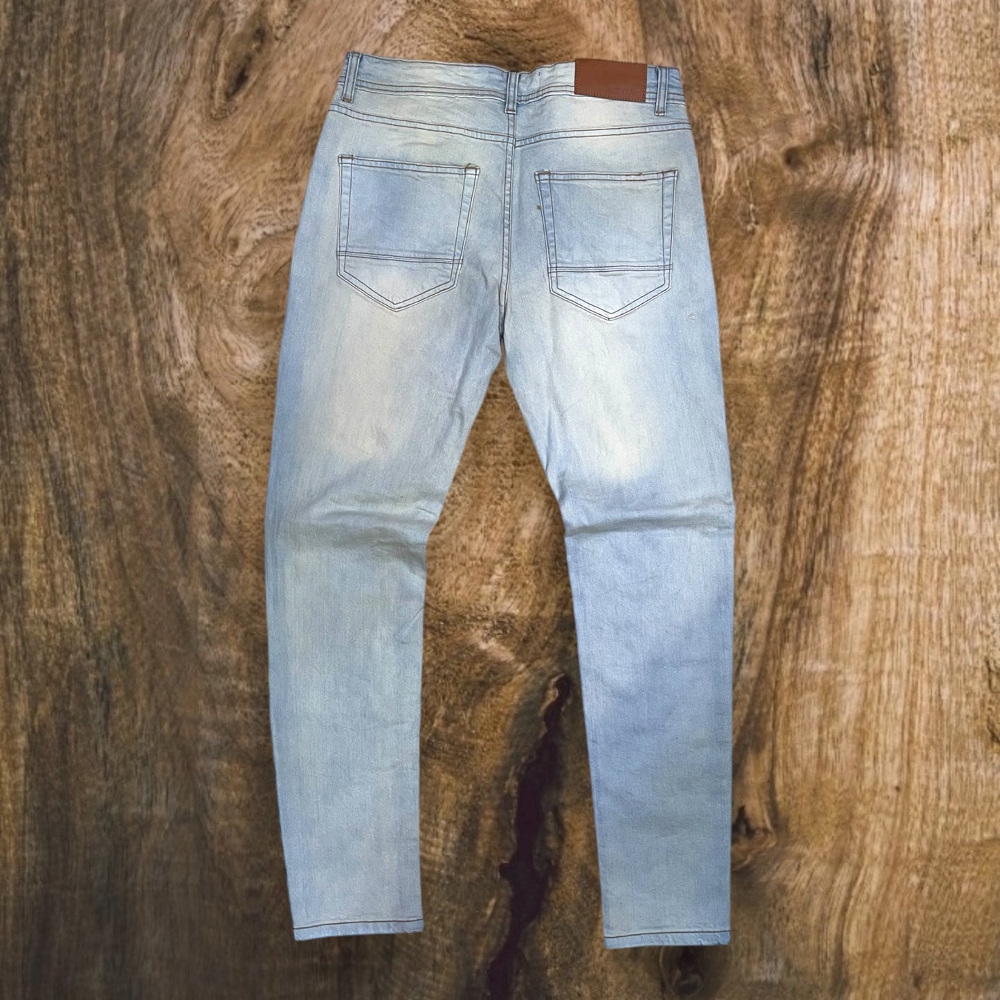 P502 - Laredo Ripped Slim-Fit Stretch Jeans
