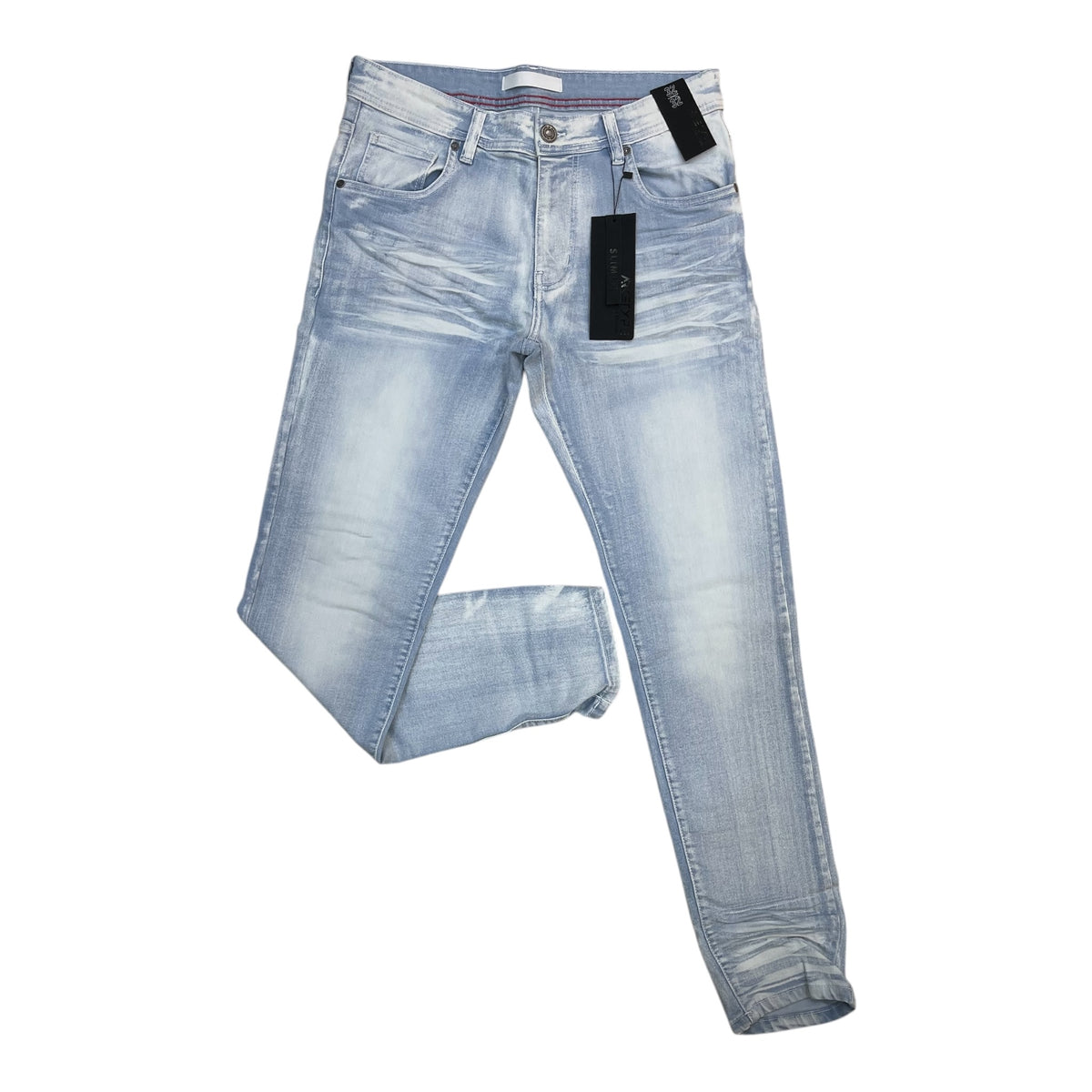 PC05 - Core Washed Clean Look Slim-Fit Stretch Jeans