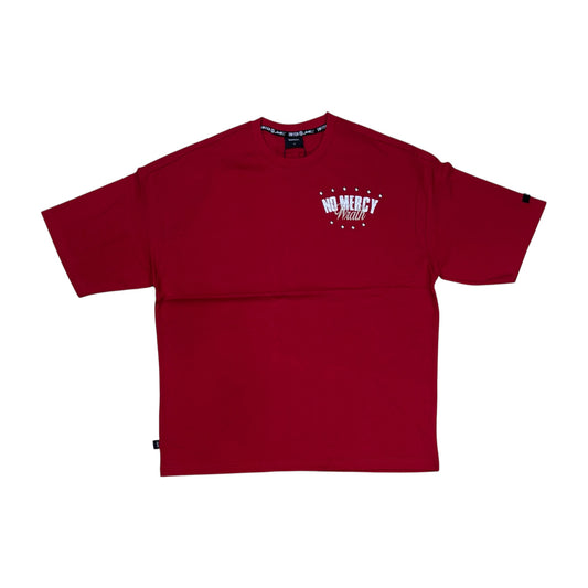 WH-SM6101 - No Mercy with Studs Boxy Graphic T-Shirt