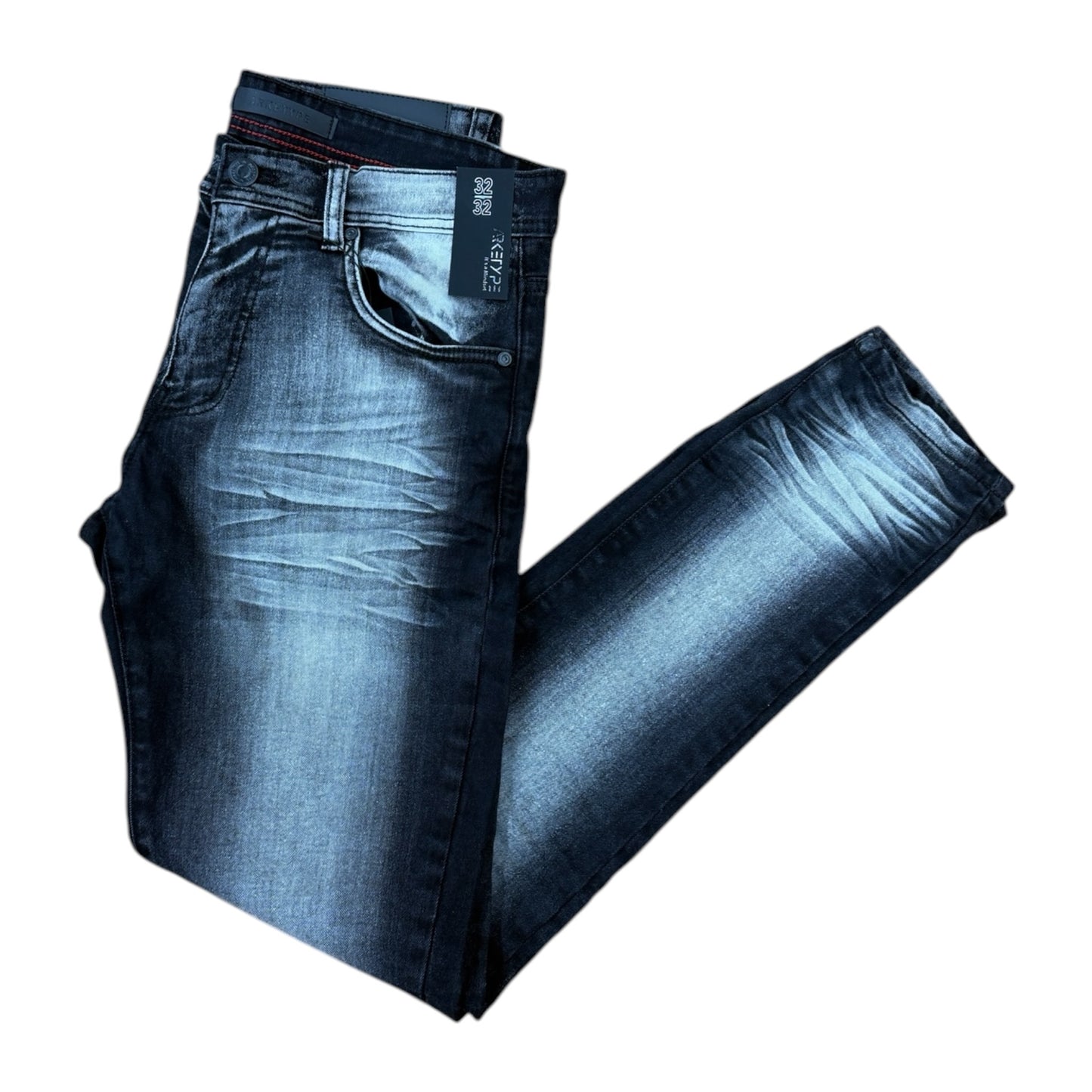 PC05 - Core Washed Clean Look Slim-Fit Stretch Jeans