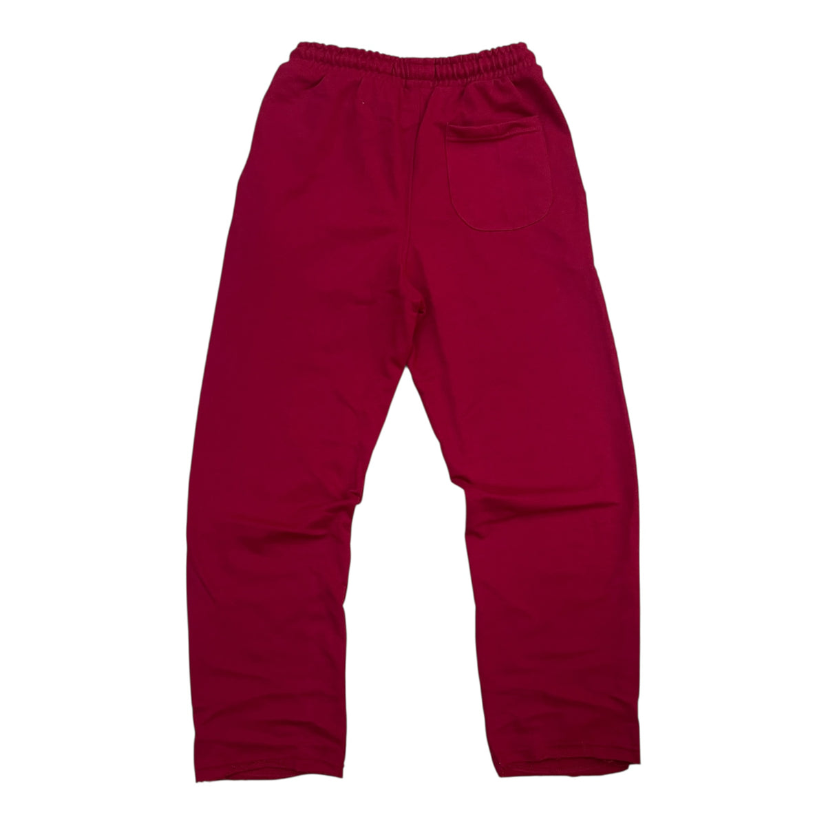 P563 - Side Rhinestone French Terry Straight-Fit Fleece Pants
