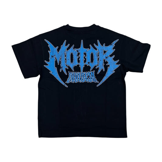 KNT130 - Adrenaline Motor with Rhinestone Boxy Graphic T-Shirt