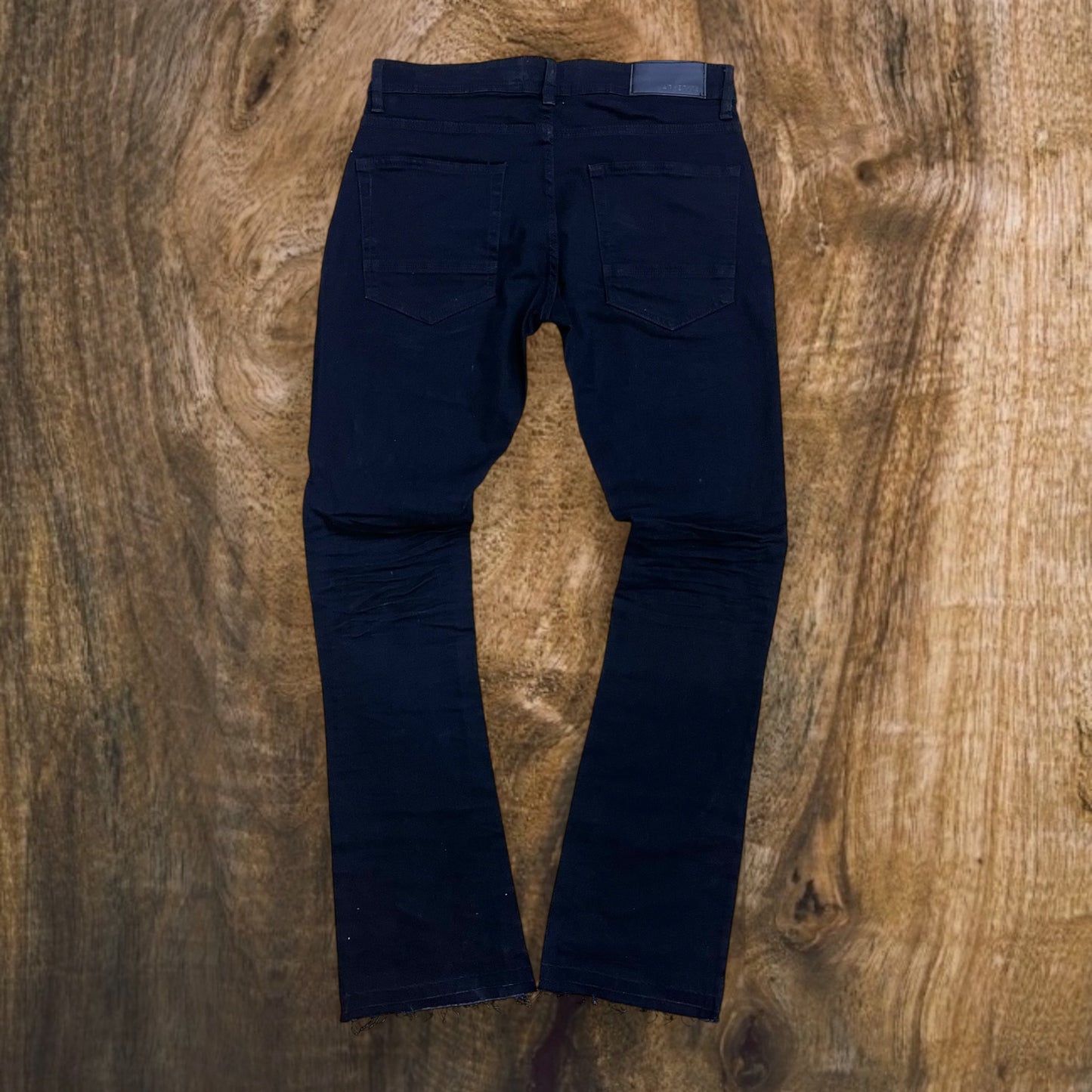 P537 - Essntl Stretch Stacked Flare Jeans