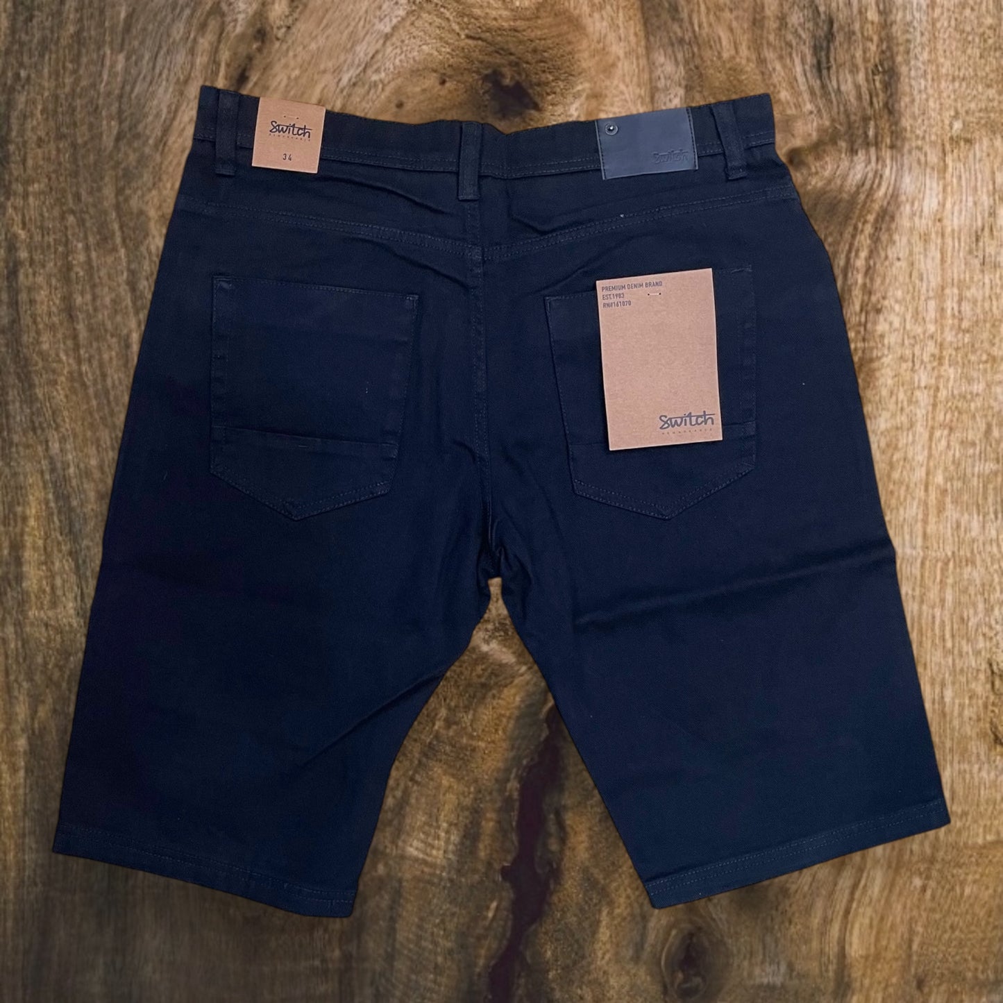 SS5700 - Premium Distressed Rip & Repair Non-Stretch Denim Shorts