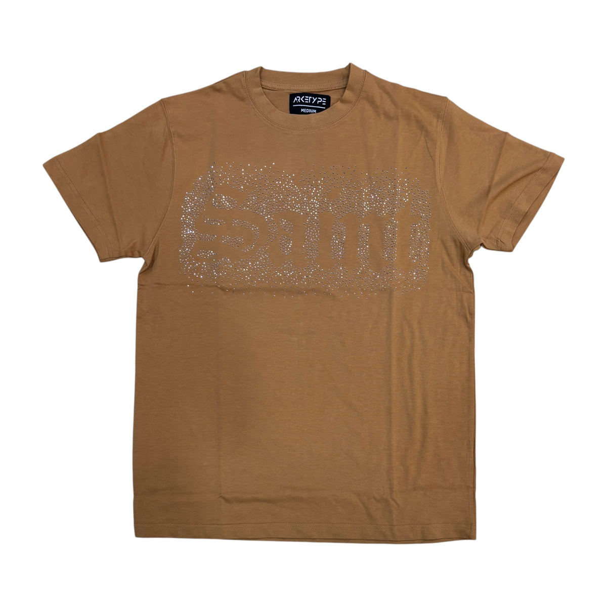 T605 - Saint Rhinestone Regular-Fit T-Shirt