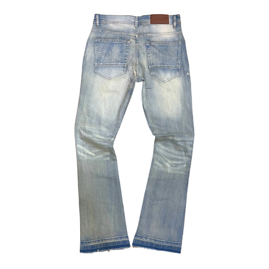 P537 - Essntl Stretch Stacked Flare Jeans