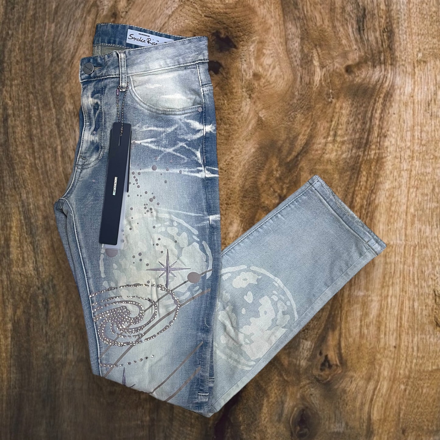 JP25148 - Peal Studded Premium Slim-Fit Stretch Jeans