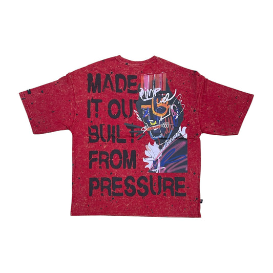 WH-SW6123 - Built From Pressure Boxy Graphic T-Shirt