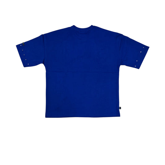 WH-SM6104 - Ice Born Boxy with Studs n Rhinestone Graphic T-Shirt