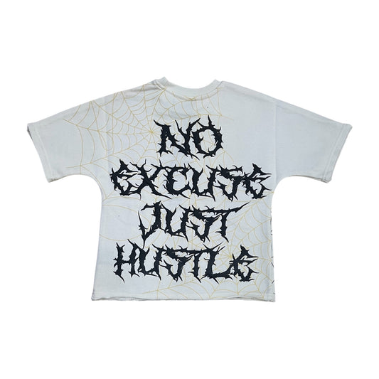 SD2603K - Boy's/Kid's Relentless Hustle with Rhinestone French Terry Cropped Top