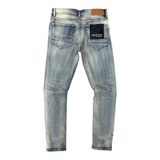 WH-P556 - True Rip & Repair Slim-Fit Stretch Jeans