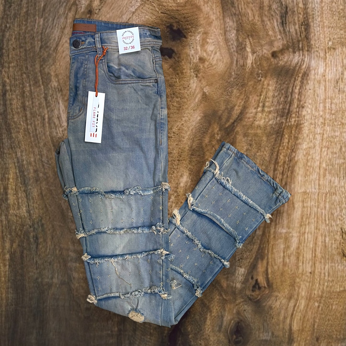 P521 - Tyson Stacked Flared Jeans