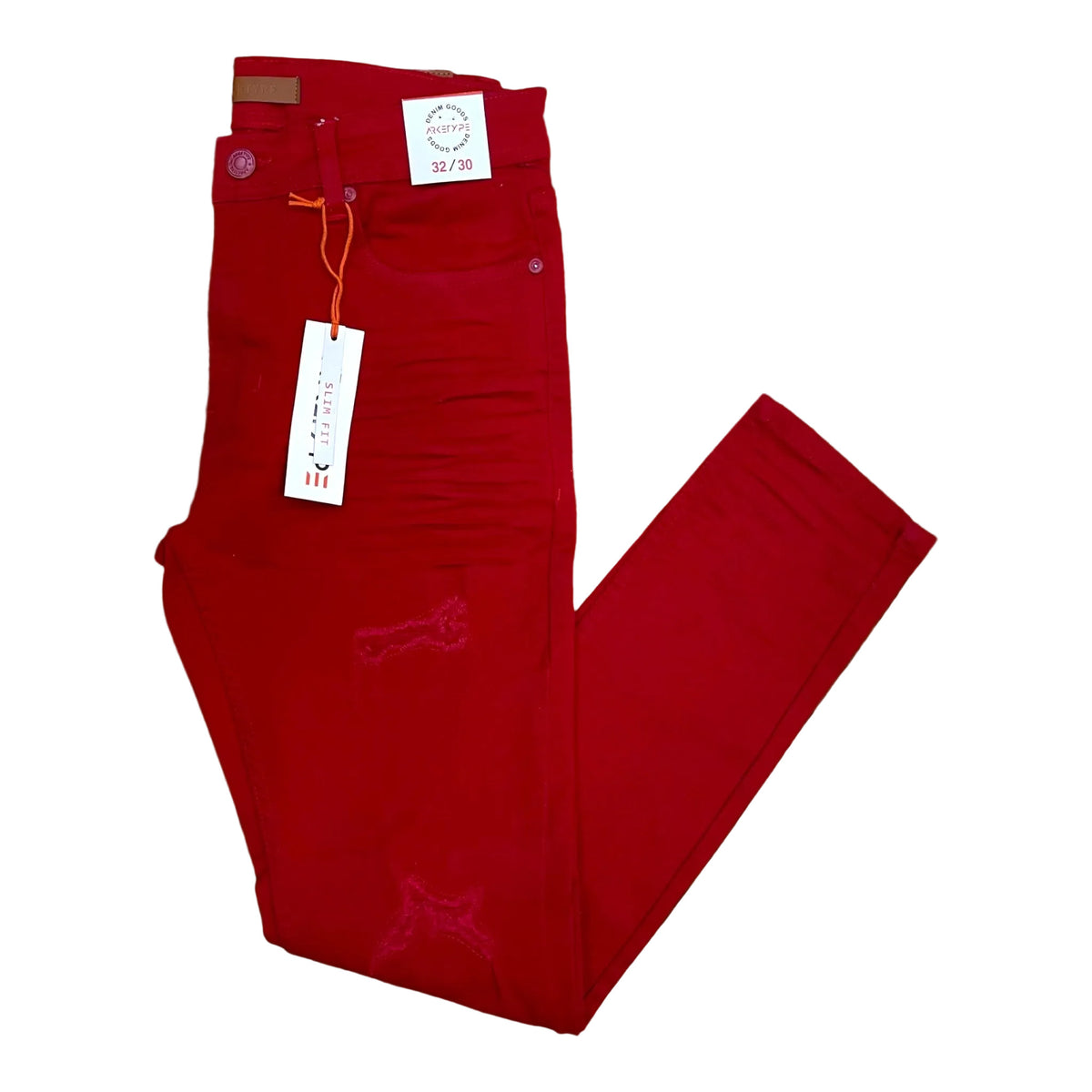 P503 - Twill Ripped Slim-Fit Stretch Jeans