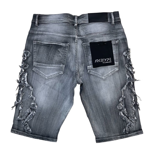 WH-S615 - Raw Art Slim-Fit Stretchable Shorts