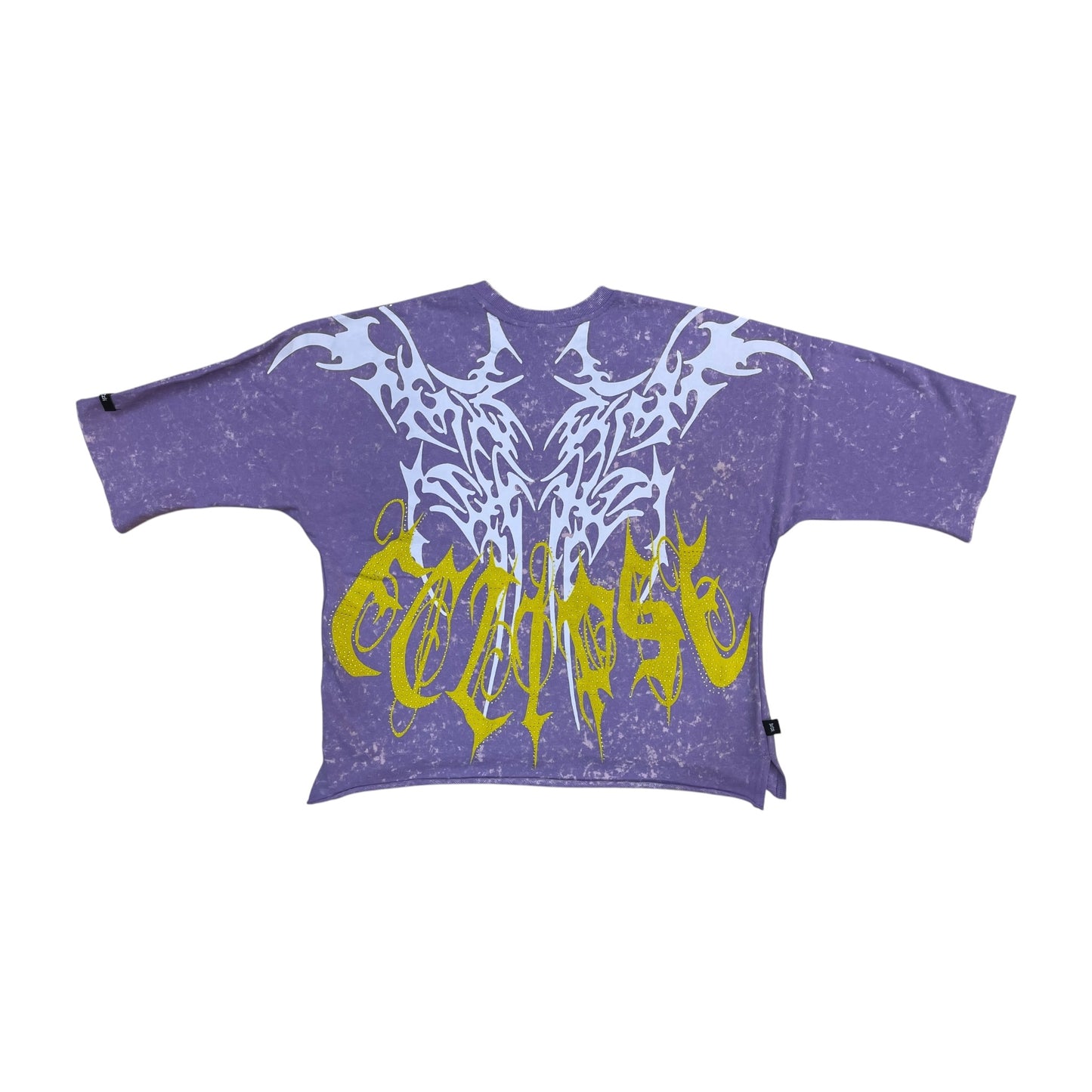 WH-SM6998T - Eclipse with Rhinestones Cropped Top
