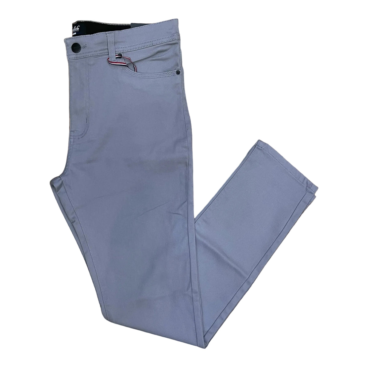 Switch SS3560 span twill casual slim-fit stretch pants in grey