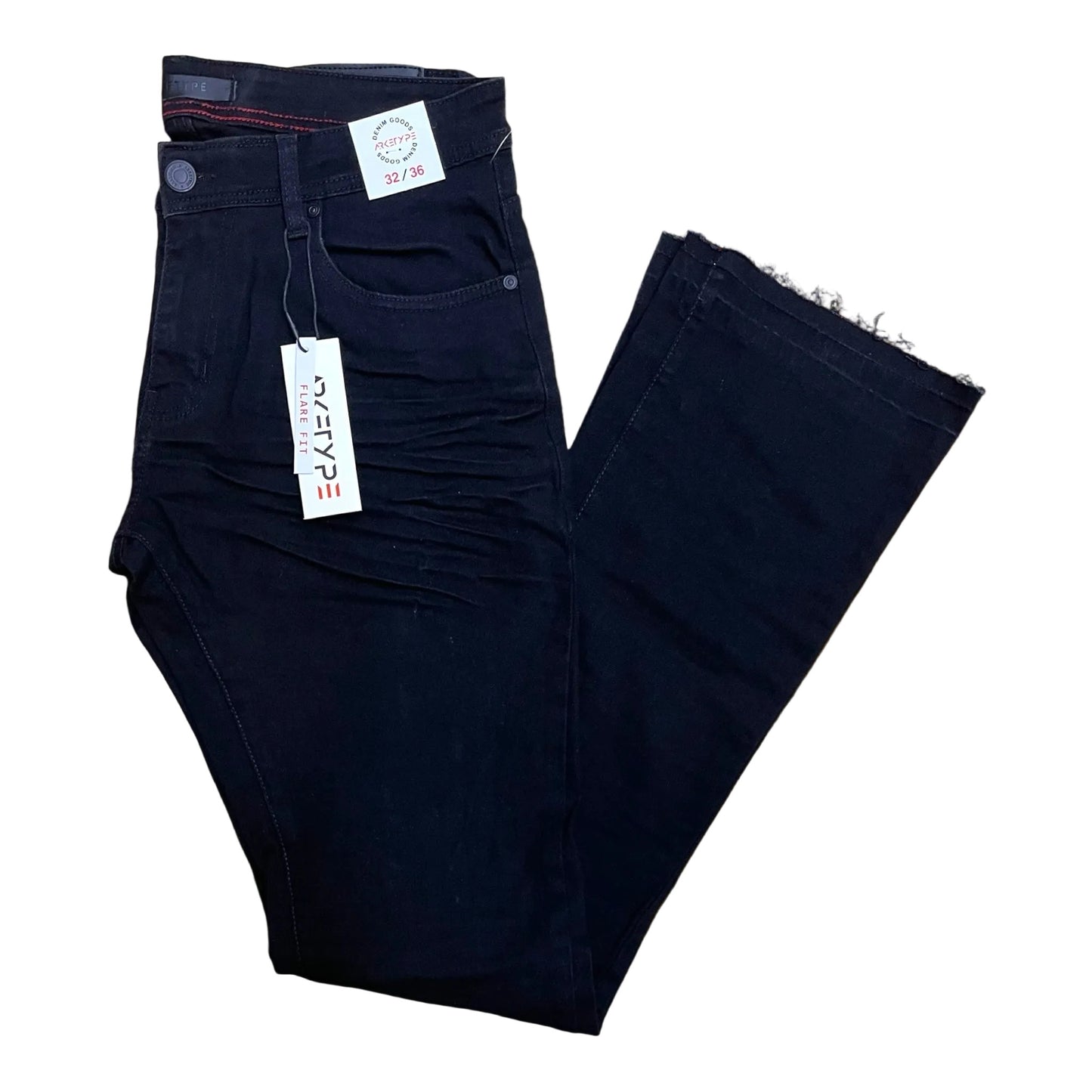 P537 - Essntl Stretch Stacked Flare Jeans