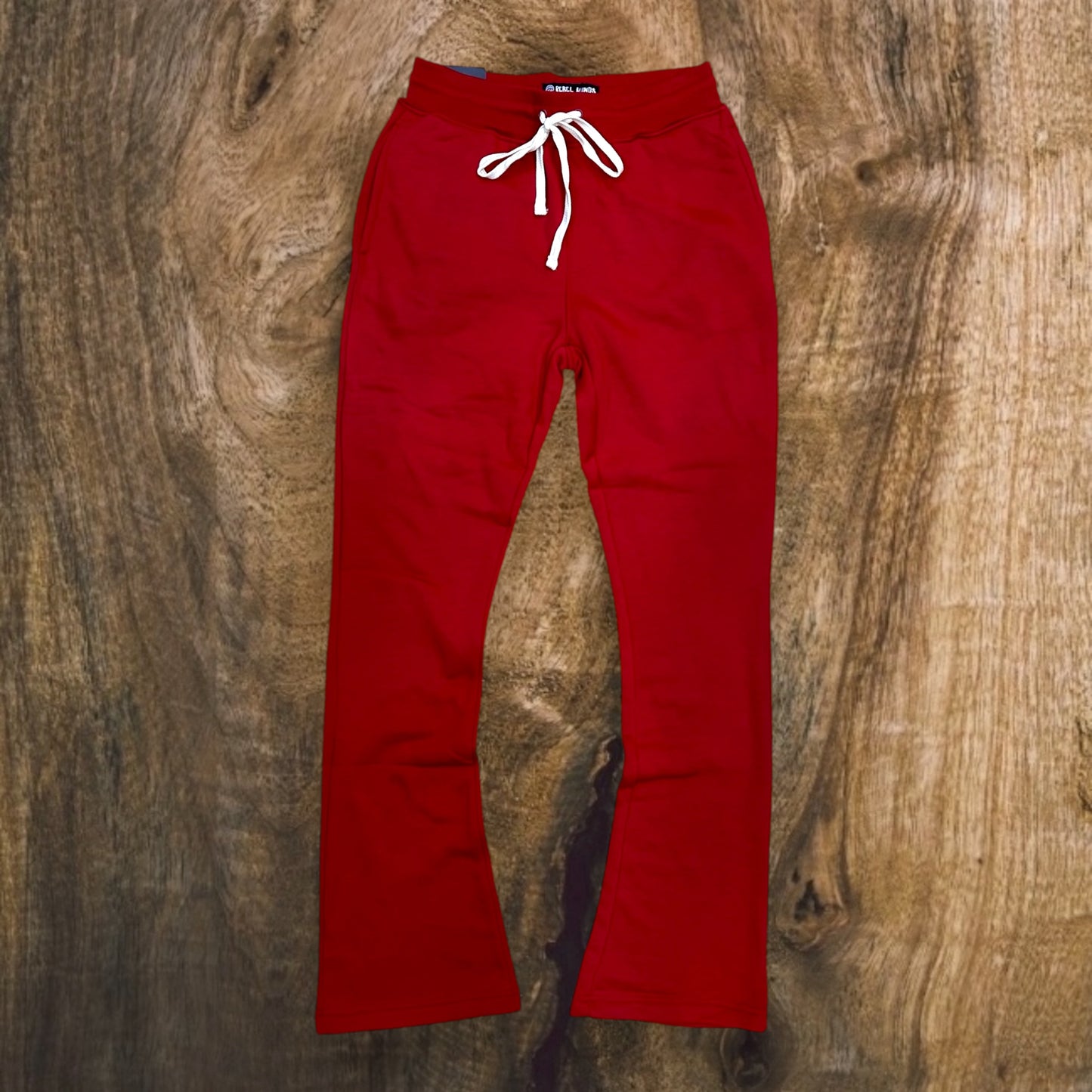 100-475 - Stacked Fleece Pants (Red)