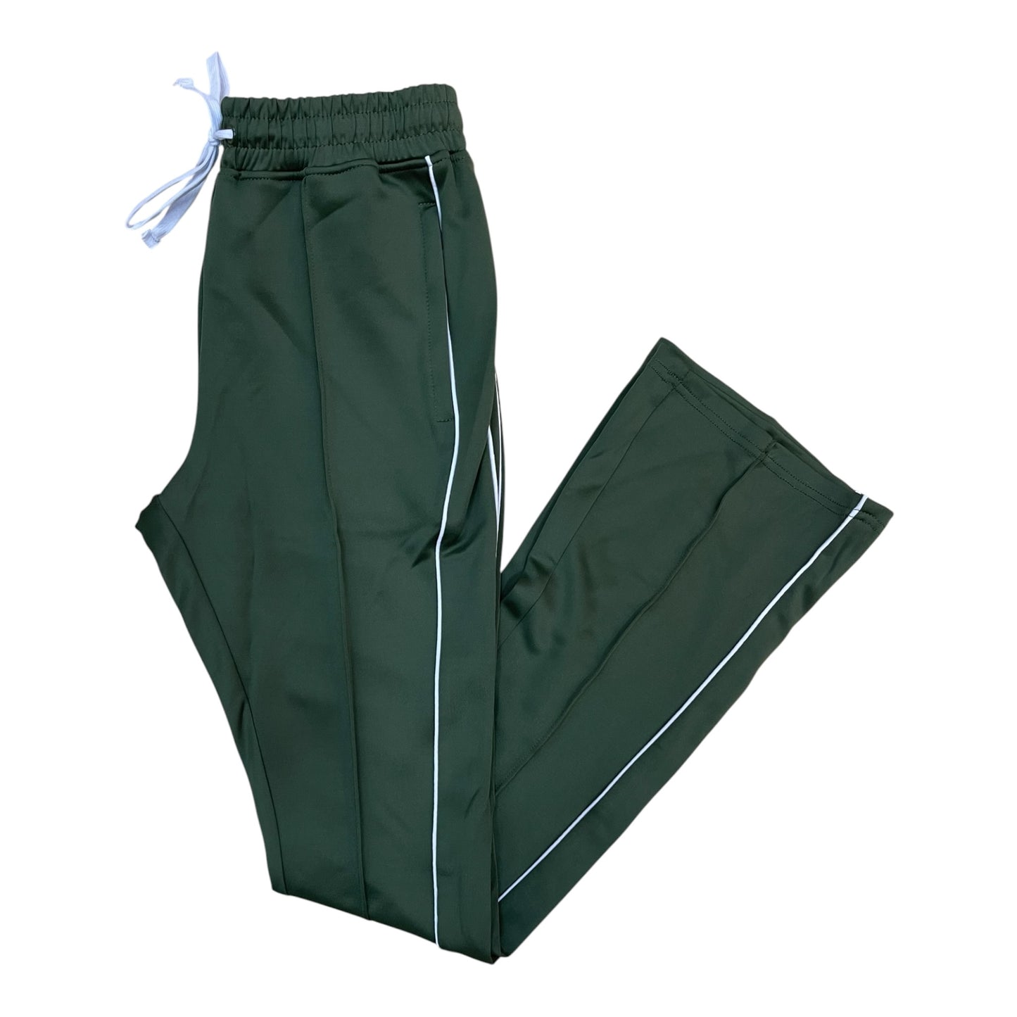 WH-100-470 - Track Stacked Fit Pants (Olive)