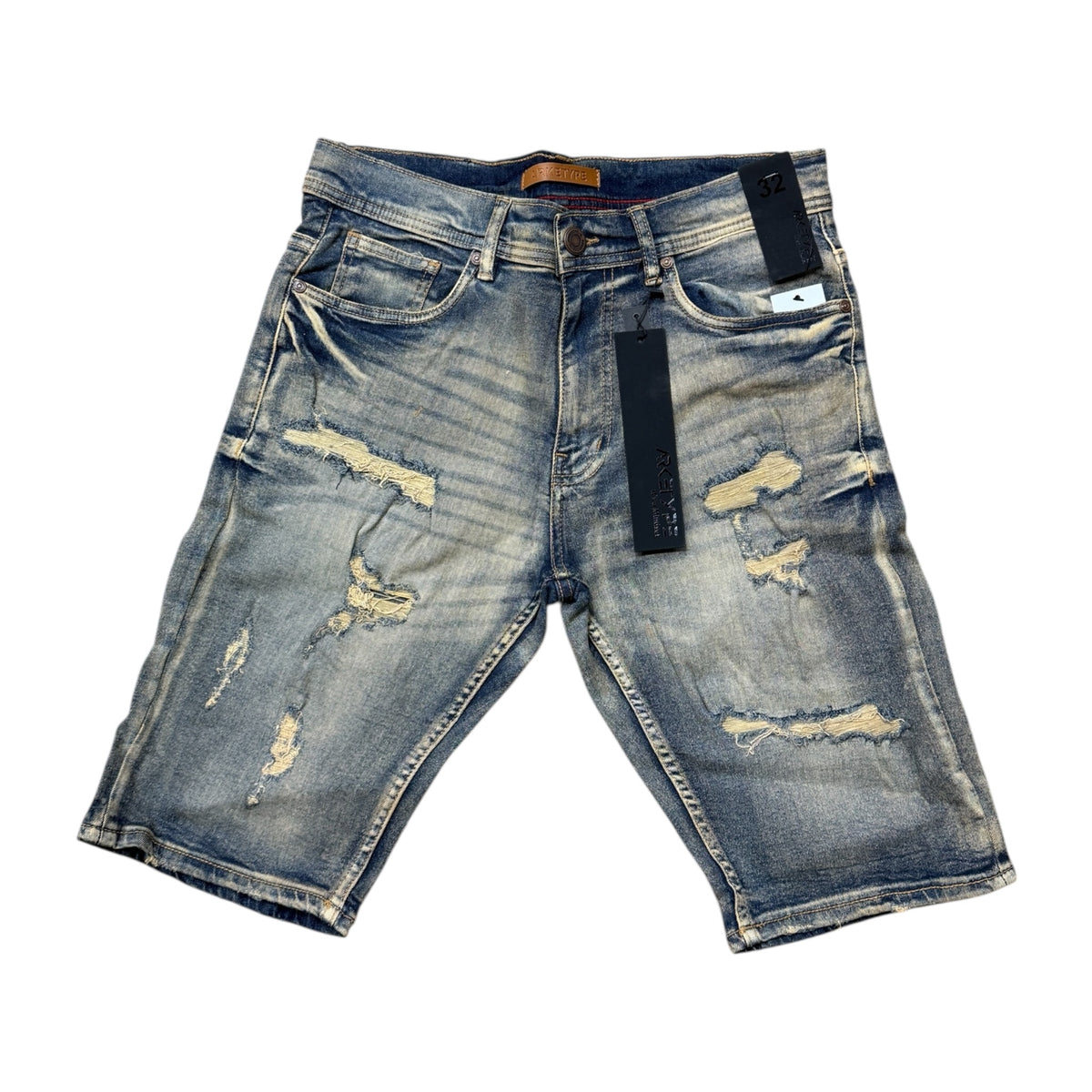 SC01 - Core Ripped Urban Slim-Fit Stretch Shorts